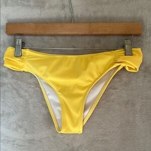 WW WOMEN’S SWIM DRAPED BRAZILIAN BIKINI BOTTOM